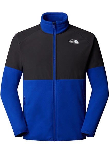 M Glacier Heavyweight Full Zip Erkek Günlük Polar Ceket NF0A89JGJL11 Mavi