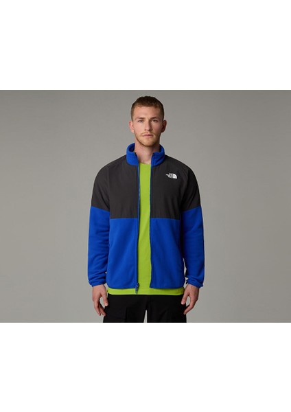 M Glacier Heavyweight Full Zip Erkek Günlük Polar Ceket NF0A89JGJL11 Mavi indirimleri