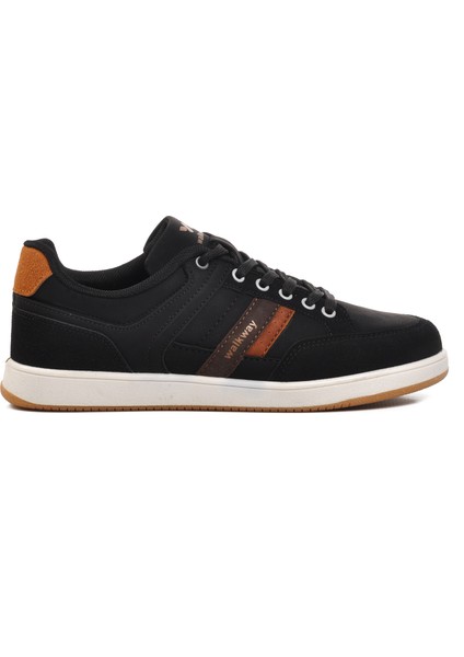 Suzhou Siyah Bağcıklı Erkek Sneaker