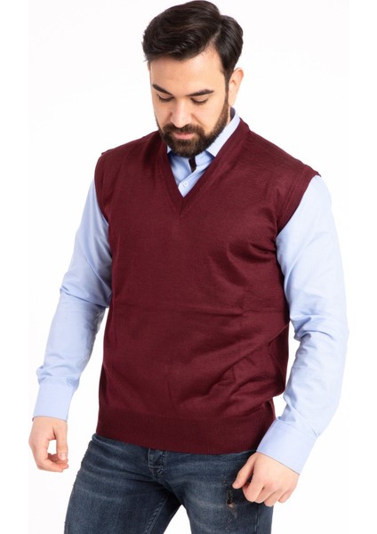 Erkek Ince Yün Triko Örgü Regular Kalıp Baba Süveter 5120 modelleri