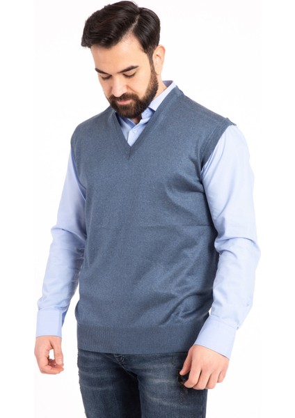 Erkek Ince Yün Triko Örgü Regular Kalıp Baba Süveter 5120 fiyatları