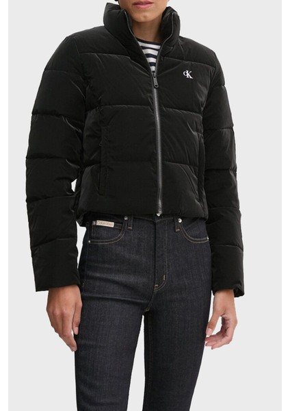 Regular Fit Logolu Mont J20J224428BEH Kadın Mont J20J224428 Beh