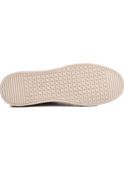 10206 Beyaz Bağcıklı Deri Erkek Sneaker indirimleri