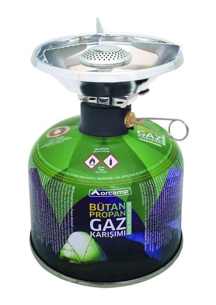 Siboplu Rüzgarlıklı Kamp Ocak 230 Gram Tüplü Set (K193-230)