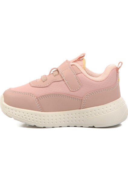 1739-B Pudra Unisex Cırtlı Çocuk Sneaker