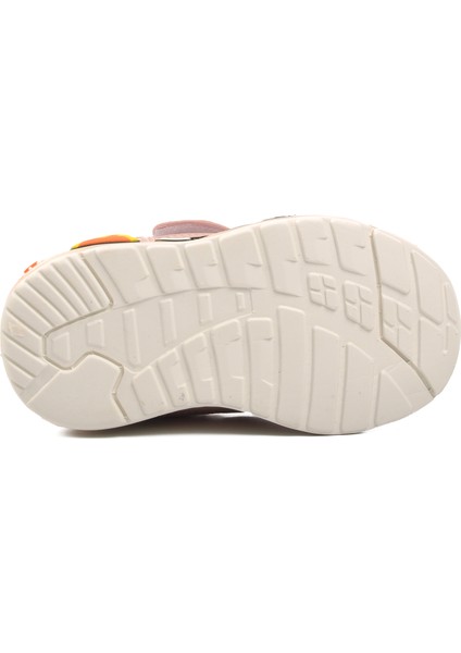 1739-B Pudra Unisex Cırtlı Çocuk Sneaker