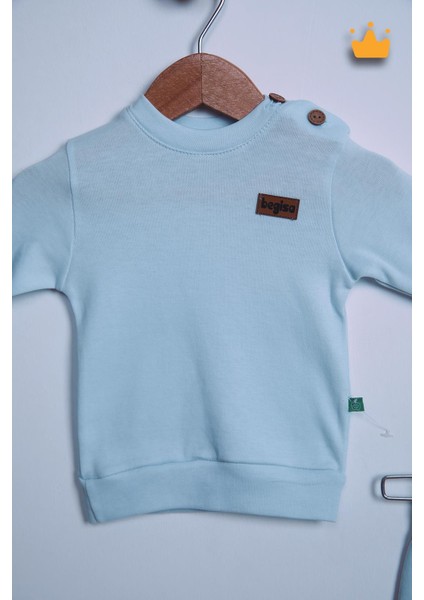 Begi %100 Pamuk Düğmeli Sweat Pantolon Takım 23631 fiyatları