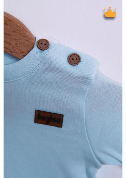 Begi %100 Pamuk Düğmeli Sweat Pantolon Takım 23631 fırsatları
