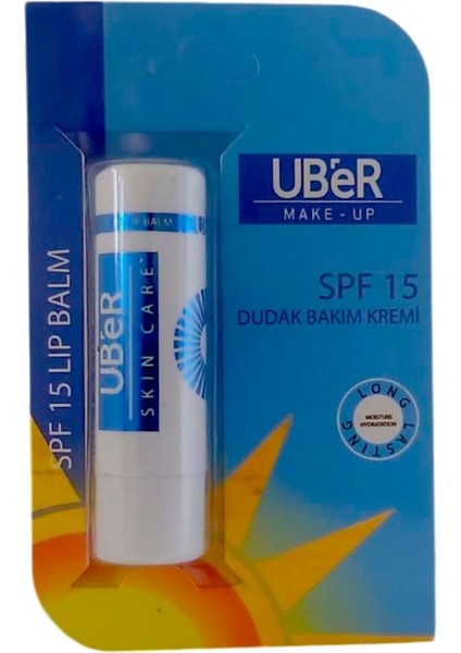 Ubér Dudak Nemlendirici Lip Spf 15 Güneş 4 Adet