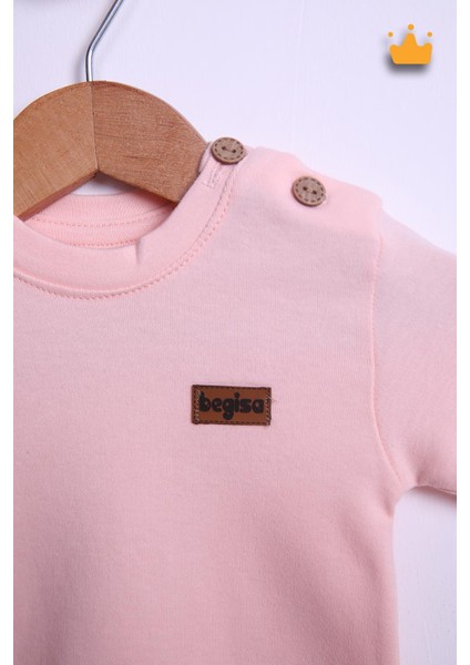 Begi %100 Pamuk Düğmeli Sweat Pantolon Takım 23631 fırsatları