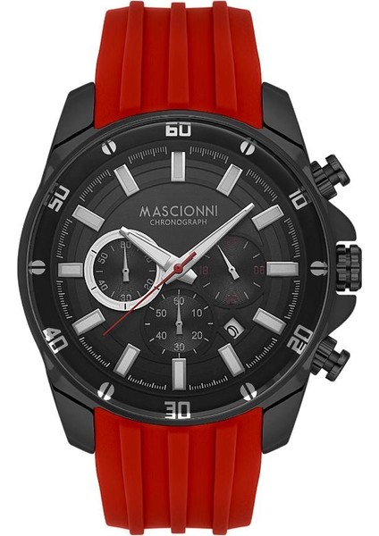 M.1.2181S.4 Fonksiyonlar Aktif Chronograph Kırmızı Erkek Kol Saati