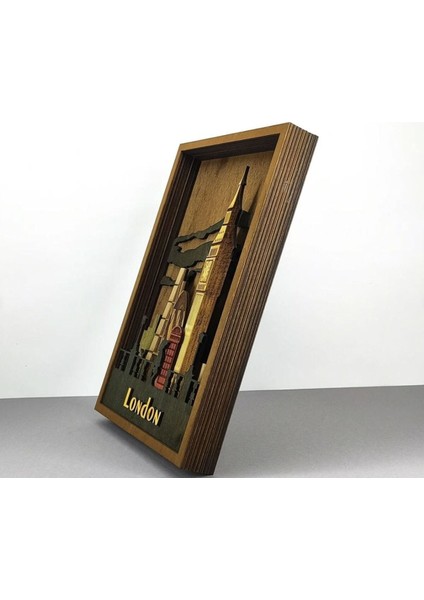 Ahşap Mdf Çok Katmanlı Londra Dekoratif Tablo fiyatları