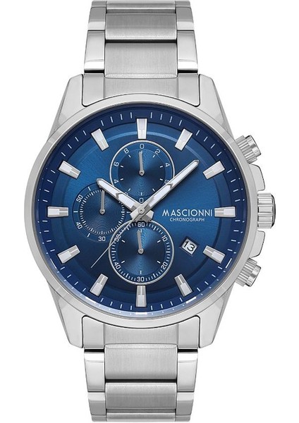 M.1.2191.03 Fonksiyonlar Aktif Chronograph Metal Erkek Kol Saati