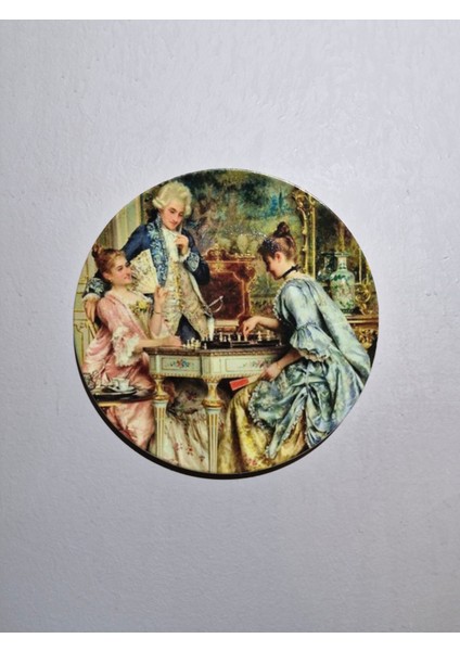 Duvar Dekorasyon Tabağı (Duvara Asılabilir Durumda)(Porselen)