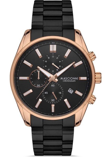 M.1.1182.06 Fonksiyonlar Aktif Chronograph Siyah Erkek Kol Saati