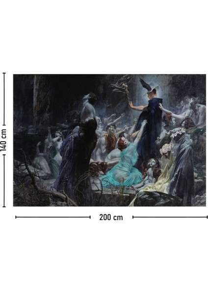 Mavi dikdörtgen ruhlar tablosu duvar halısı, çeşitli boyutlarda, şık ve kullanışlı fırsatları