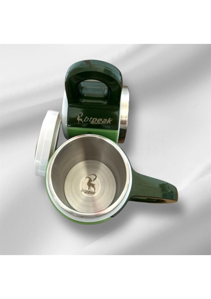 Galabria 350 ml Vakum Kapaklı Paslanmaz Çelik Mug, Bardak,termos Sıcak/soğuk