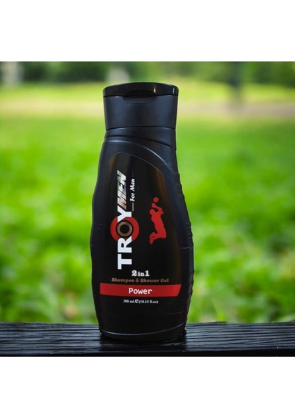 ( 2'si 1 Arada) Şampuan & Duş Jeli 300 ml (Power)