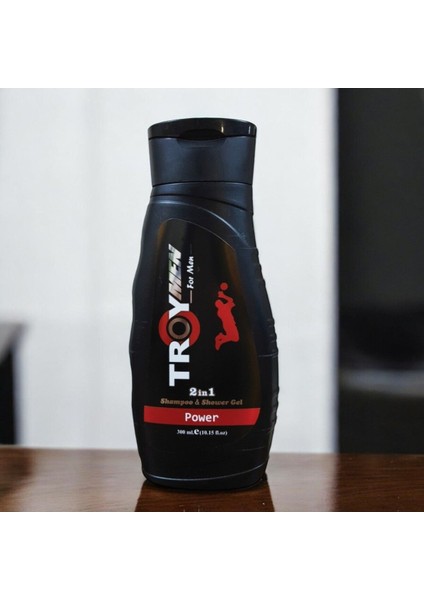 ( 2'si 1 Arada) Şampuan & Duş Jeli 300 ml (Power)