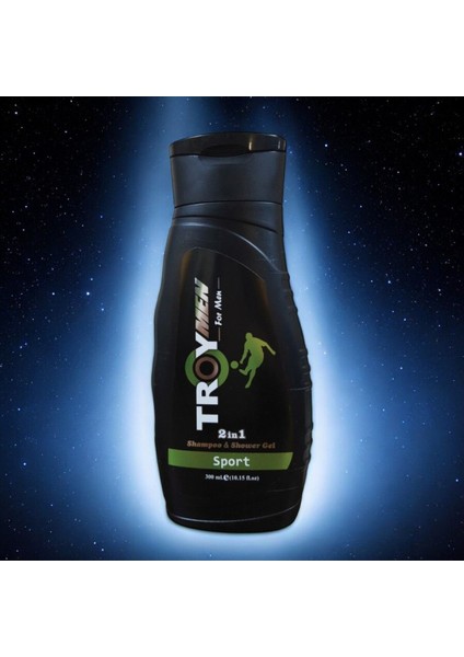 ( 2'si 1 Arada) Şampuan & Duş Jeli 300 ml (Sport)