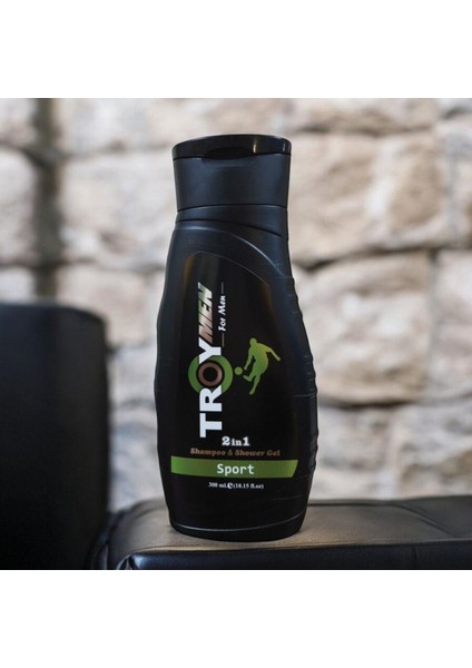 ( 2'si 1 Arada) Şampuan & Duş Jeli 300 ml (Sport) fırsatları