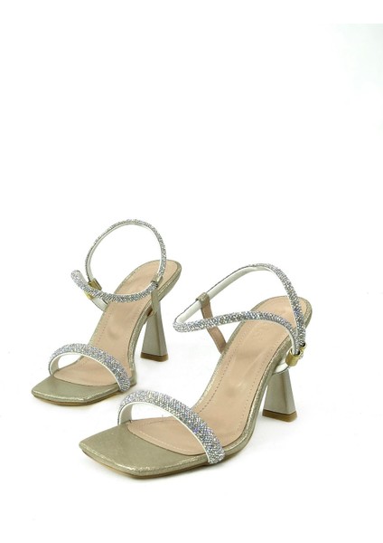Bodot Inna Kadın Abiye Taşlı Topuklu Ayakkabı modelleri