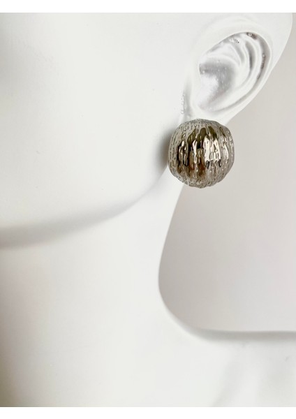 Çelik Top Küpe-Silver modelleri