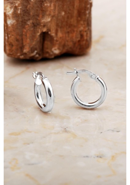 15 mm Bombeli Rodyumlu Gümüş Halka Küpe 7043 fiyatları