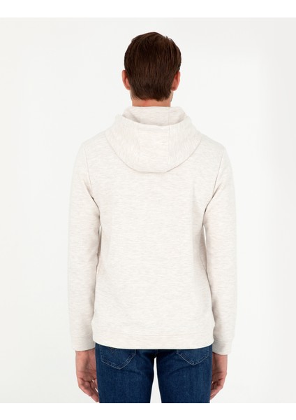 Pierre Cardin Erkek Bej Regular Fit Sweatshirt 50290665-VR011