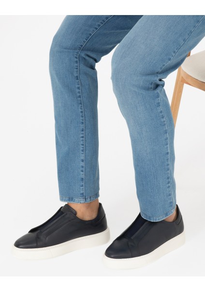 Erkek Lacivert %100 Deri Casual Ayakkabı 50298493-VR033