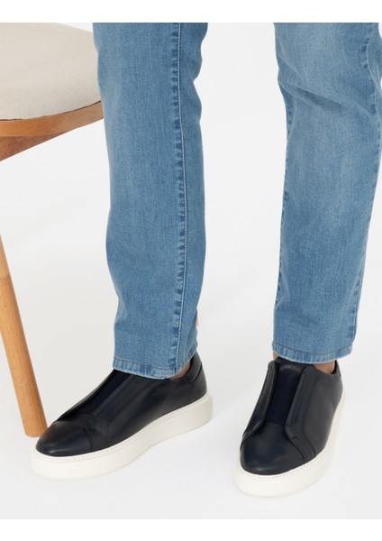 Erkek Lacivert %100 Deri Casual Ayakkabı 50298493-VR033 fiyatları