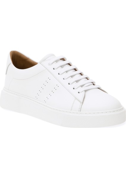 Erkek Beyaz %100 Deri Sneaker 50295665-VR013 indirimleri