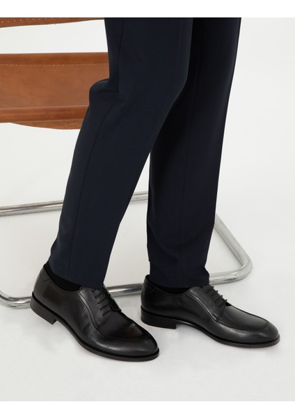 Erkek Siyah %100 Deri Klasik Ayakkabı 50295849-VR046