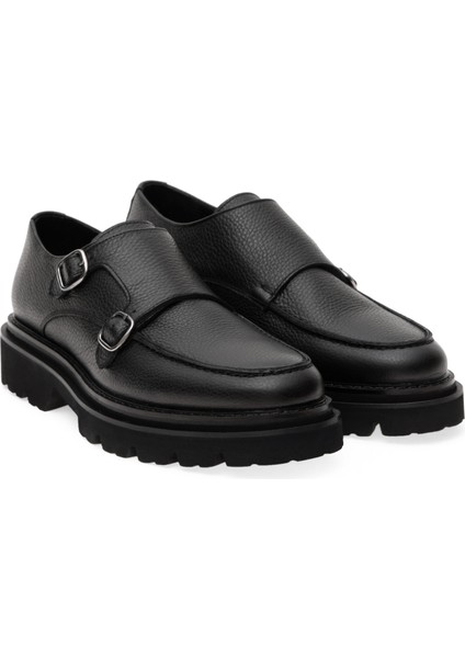Erkek Siyah %100 Deri Casual Ayakkabı 50295903-VR046 modelleri