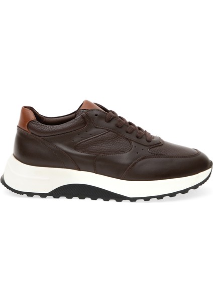 Erkek Kahverengi %100 Deri Sneaker 50296094-VR029 fırsatları