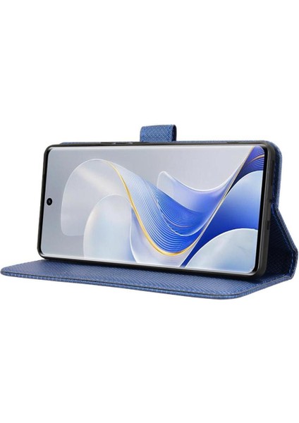 Vivo S19 Pro 5g Için Kickstand Kart Tutucu Kapak Manyetik Cüzdan (Yurt Dışından)