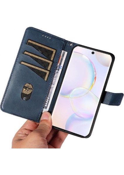 Elmas Dikiş Deri Telefon Kılıfı ile Huawei Nova 9 Için Flip Case ve (Yurt Dışından) fiyatları