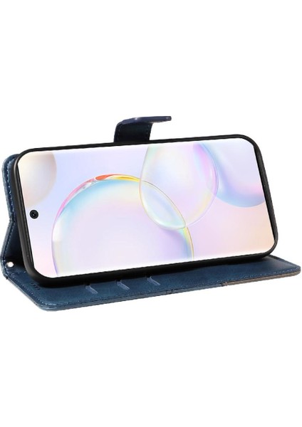 Elmas Dikiş Deri Telefon Kılıfı ile Huawei Nova 9 Için Flip Case ve (Yurt Dışından) modelleri