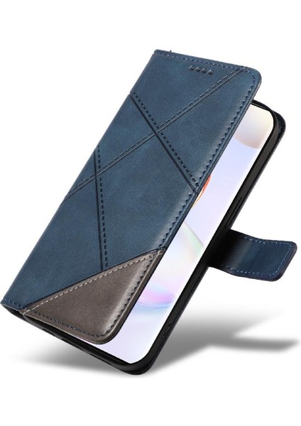 Elmas Dikiş Deri Telefon Kılıfı ile Huawei Nova 9 Için Flip Case ve (Yurt Dışından) fırsatları