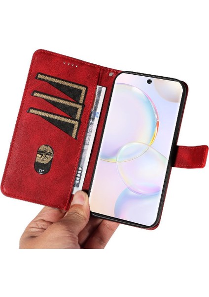 Elmas Dikiş Deri Telefon Kılıfı ile Huawei Nova 9 Için Flip Case ve (Yurt Dışından) fiyatları