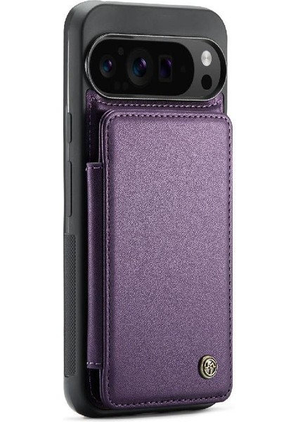 Google Piksel 9 Pro Xl Için Flip Case Pu Deri Ince Darbeye Vaka Kartı (Yurt Dışından)