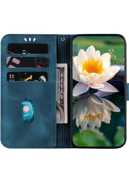 Infinix Sıcak 40 Manyetik Cüzdan Kickstand Kabartma Lotus Için Flip Case (Yurt Dışından)