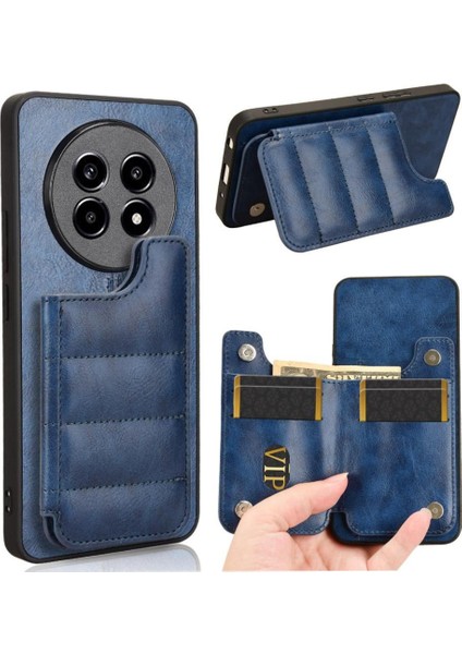 Realme 13 Pro Cüzdan Kılıf Için Cüzdan Kılıf Kart Çanta Kart Yuvası Kickstand Pu (Yurt Dışından)