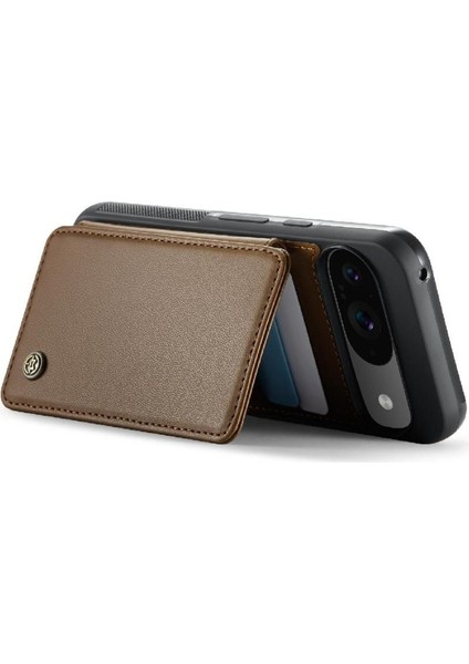 Google Piksel 9 Için Flip Case Rfıd Engelleme Kart Tutucu Kickstand Pu Ince (Yurt Dışından) fırsatları
