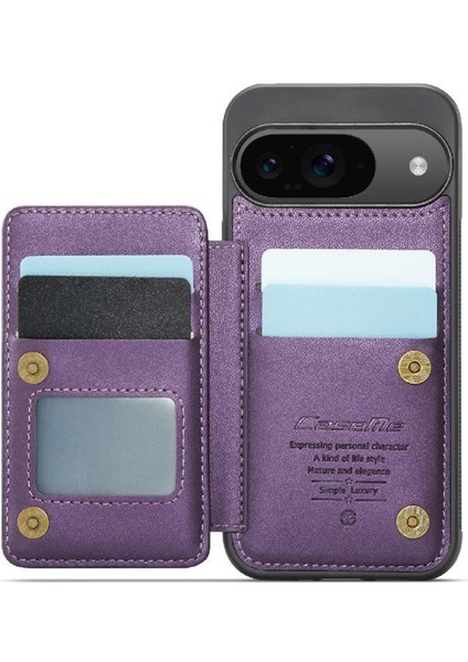 Google Piksel 9/9 Pro Kart Tutucu Kickstand Pu Deri Rfıd Için Flip Case (Yurt Dışından) fiyatları