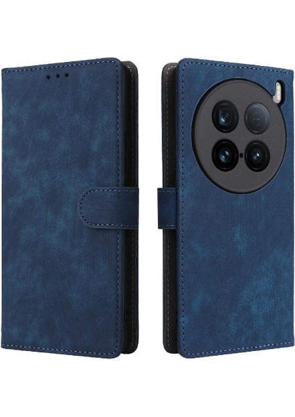 Vivo X100 Için Kılıf Ultra 5g Flip Folio Cüzdan Rfıd Engelleme Pu Deri (Yurt Dışından) modelleri