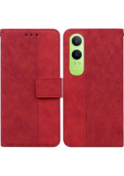 Oneplus Nord Ce4 Lite Flip Için Flip Case Folio Cüzdan Kapak Kickstand Pu (Yurt Dışından)