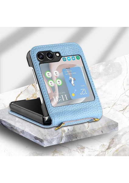 Samsung Galaxy Z Flip 6 Için Telefon Kılıfı Kart Yuvaları Tutucu Pu Deri Cüzdan (Yurt Dışından) fiyatları