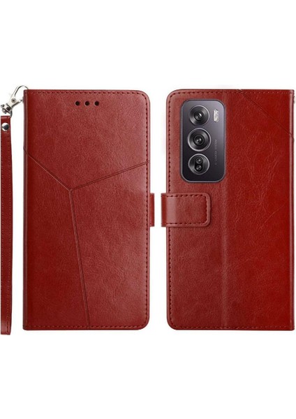 Oppo RENO12 Pro 5g Için Kılıf Kapak Kapak Kitap Katlanır Deri Cüzdan Tpu (Yurt Dışından)