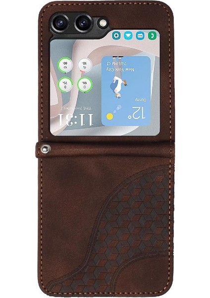 Samsung Galaxy Z Flip 6 Için Flip Case Pu Deri Kapak Çevirin Darbeye (Yurt Dışından) fiyatları